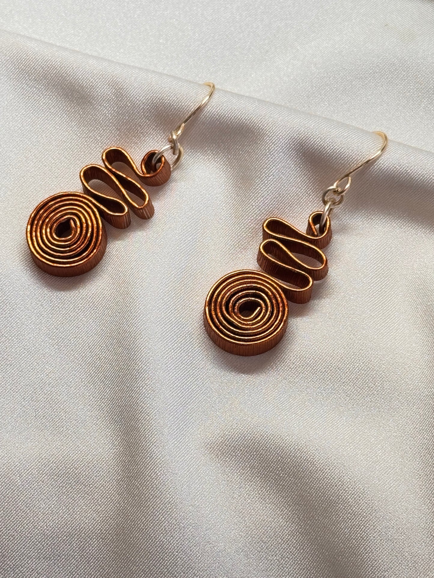 Aretes zig zag en aluminio