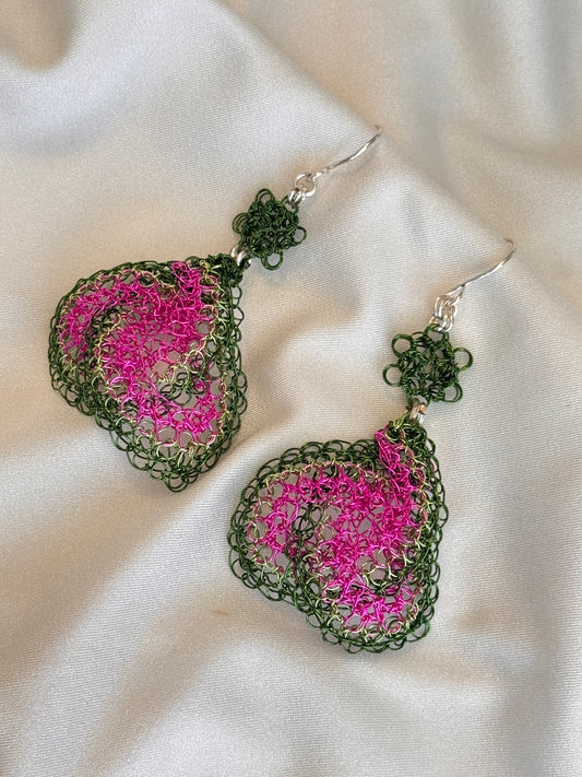 Aretes Verde Amore
