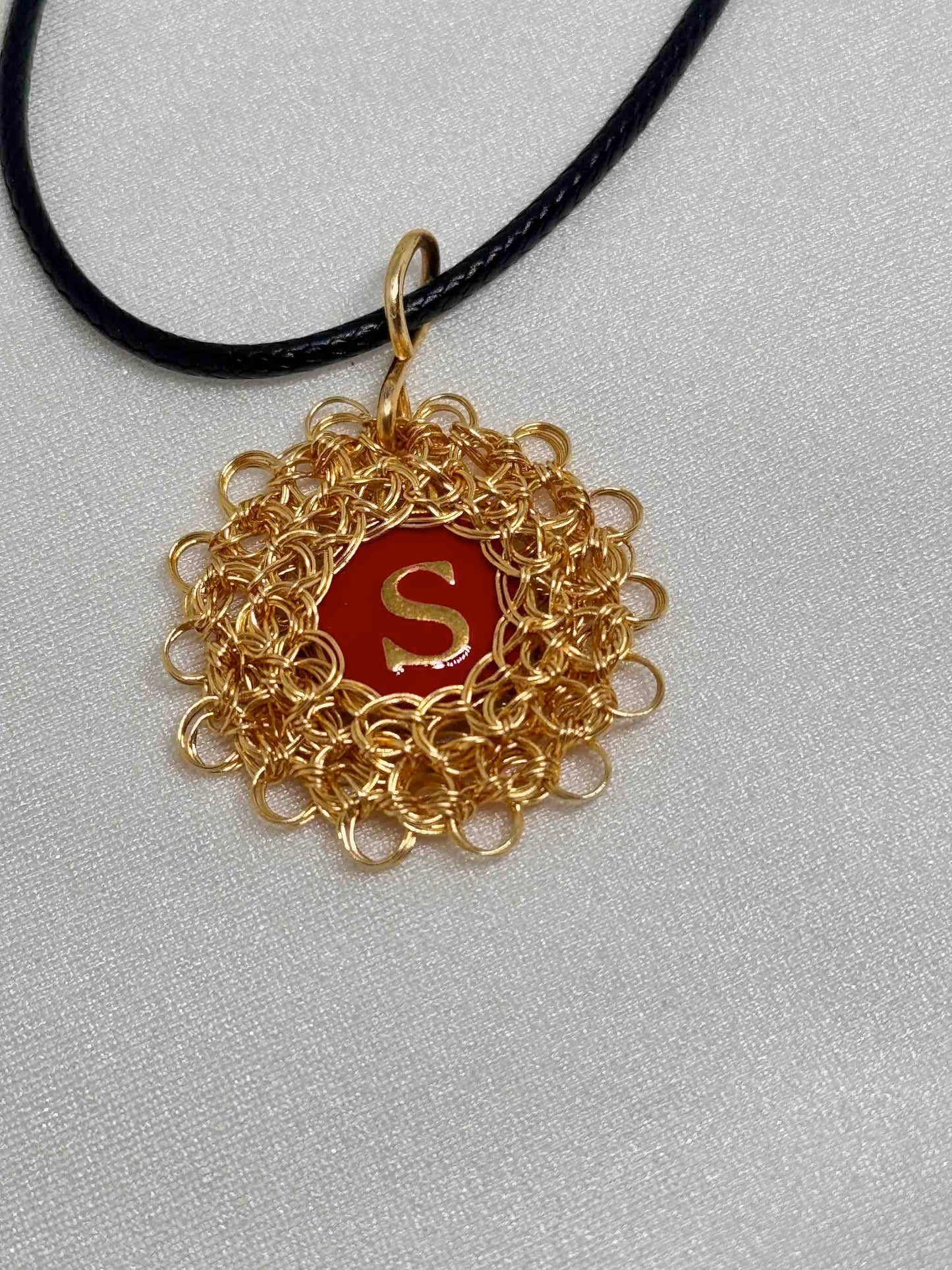 S Initial pendant