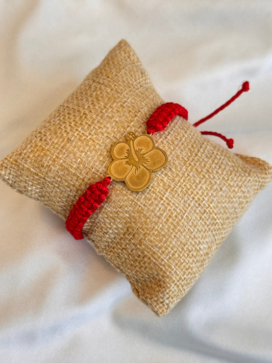 Pulsera en macramé Flor de Maga