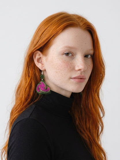 Aretes Verde Amore